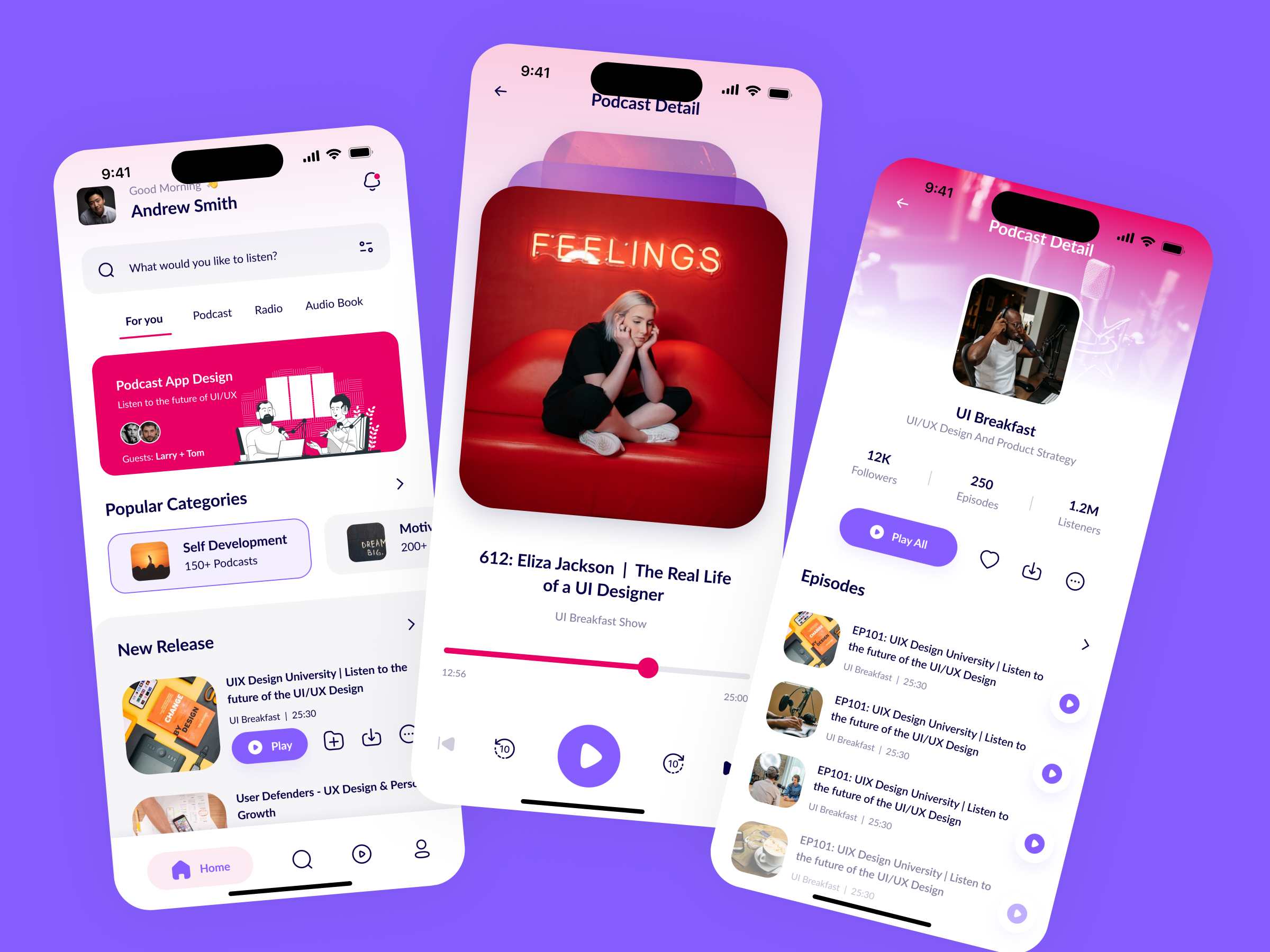 Example of Mobile App UI Design In Figma 15 Screens